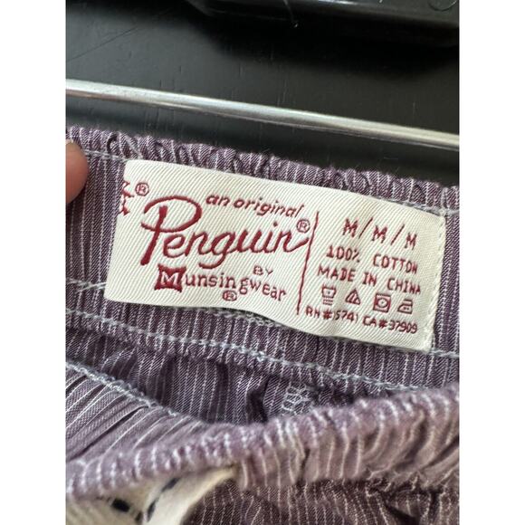 Original Penguin 2 PC Lounge Pajama Set Men’s Medium Long Sleeve Tee Pants - Picture 7 of 12